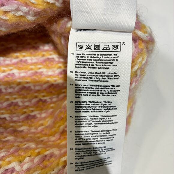 NWT Maje Pink Rhinsetone Knit Maelana Sleeveless Sweater Large - Picture 7 of 11